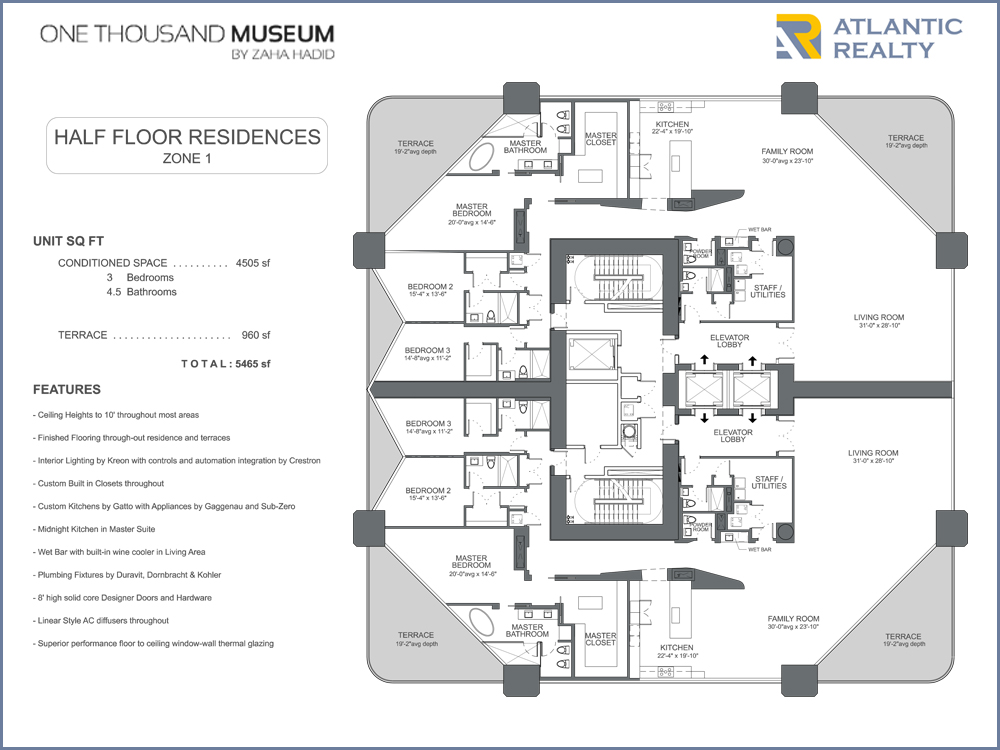 One Thousand Museum Miami  Pricing, Photos & Floor Plans