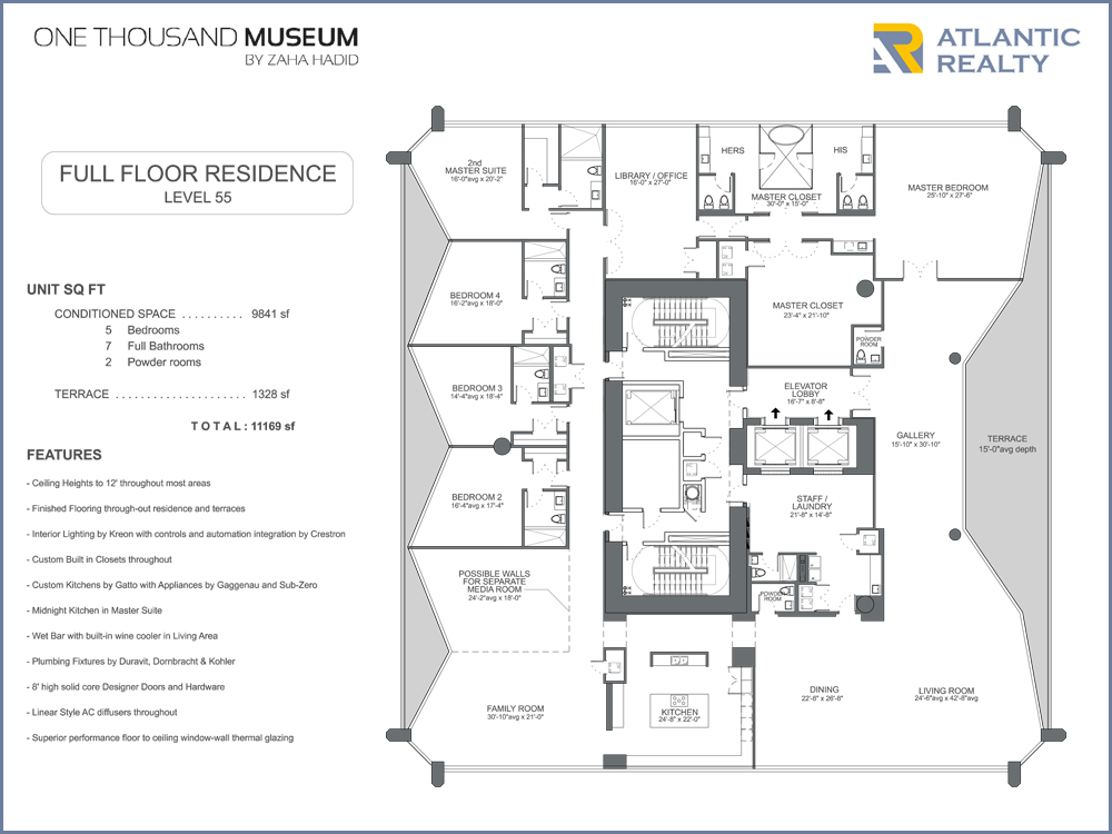 One Thousand Museum Miami  Pricing, Photos & Floor Plans