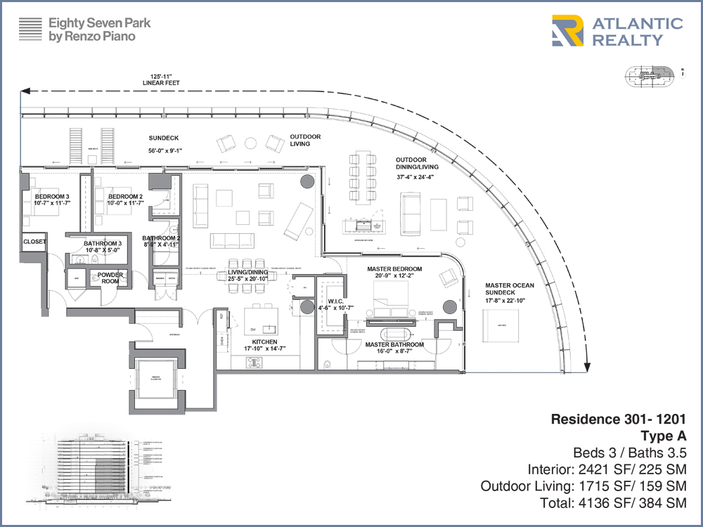 Eighty Seven Park by Renzo Piano New Miami Florida Beach