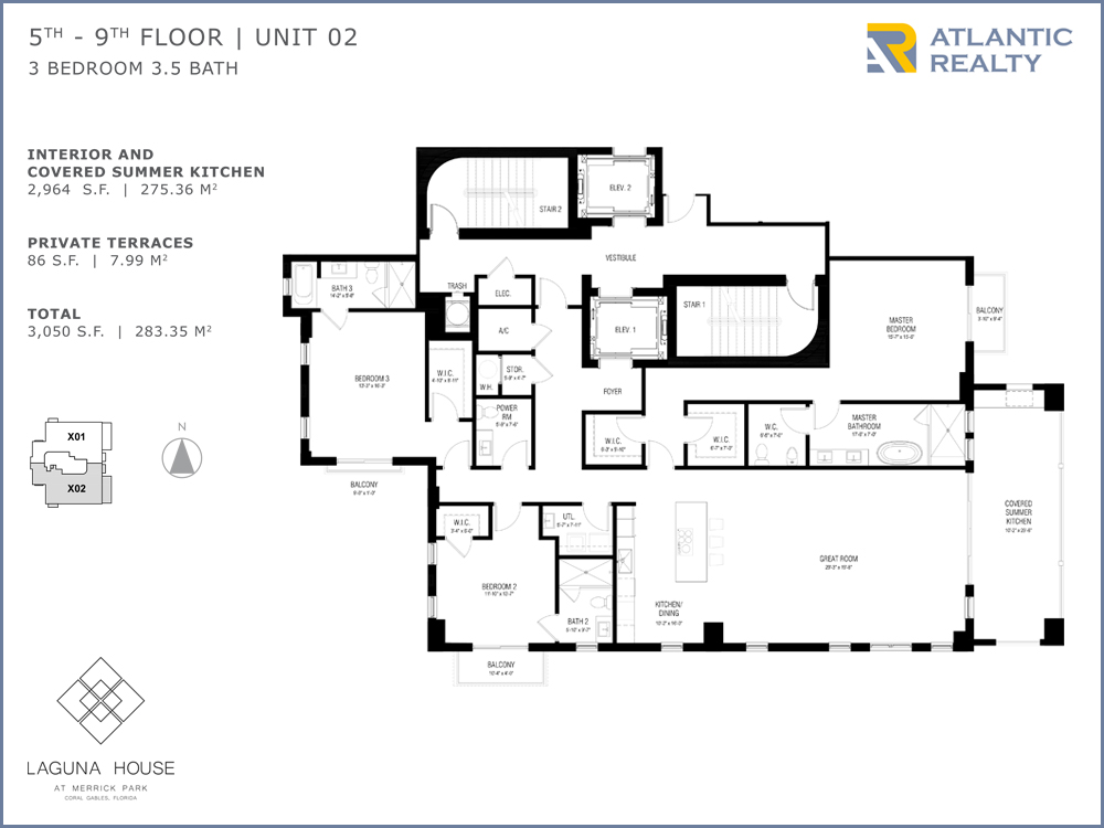 Laguna House at Merrick Park New Miami Florida Beach Homes