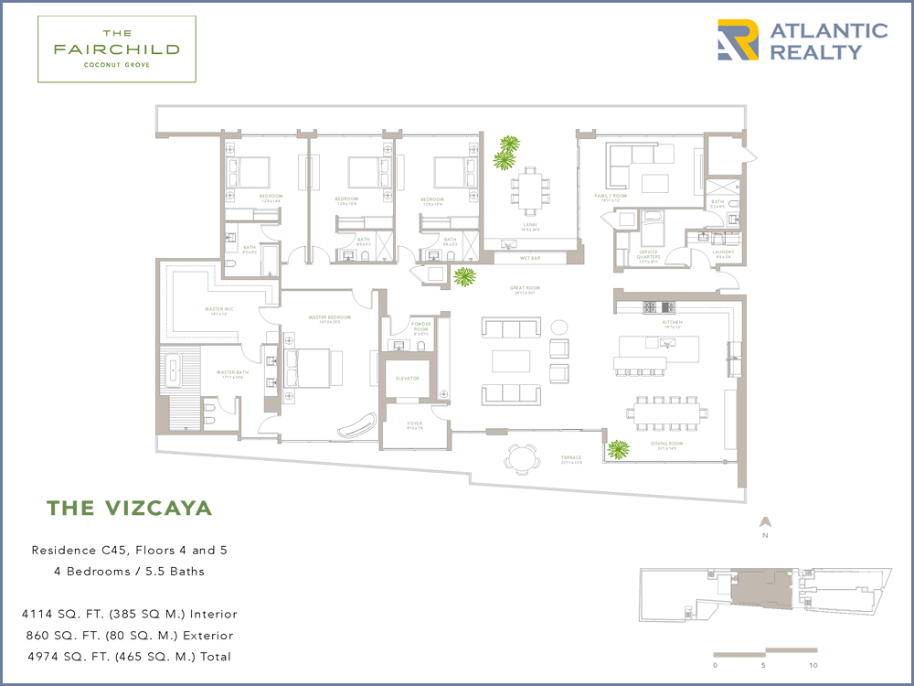 The Fairchild Coconut Grove New Miami Florida Beach Homes