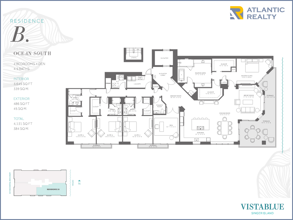 Ocean Blue Condo Miami Beach Floor Plans