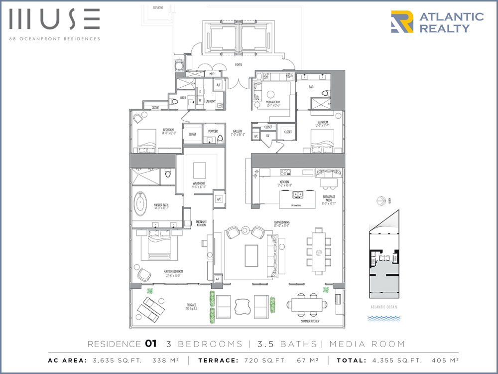 Muse Residences New Miami Florida Beach Homes