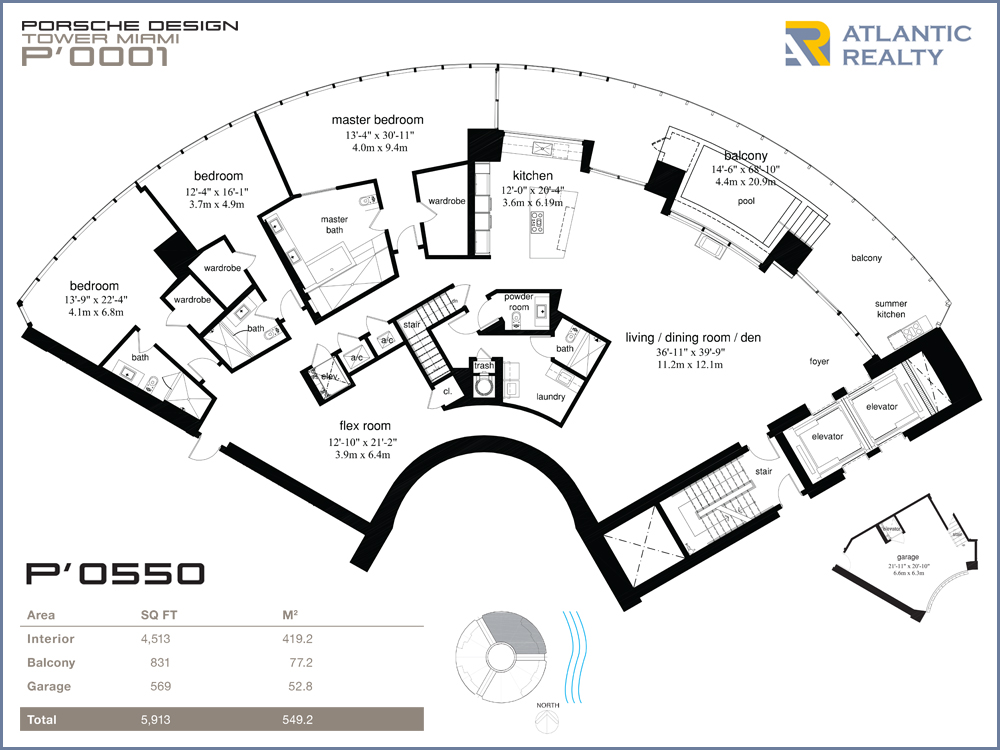 Porsche Design Tower New Miami Florida Beach Homes