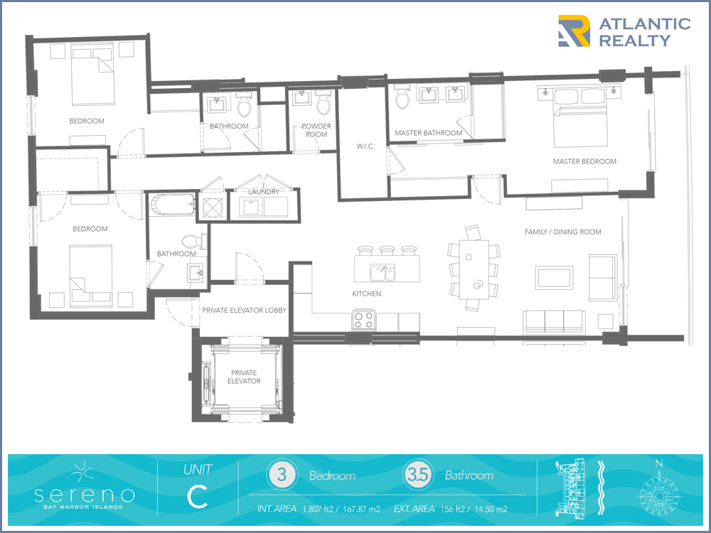 Sereno At Bay Harbor Islands FLOOR PLANS