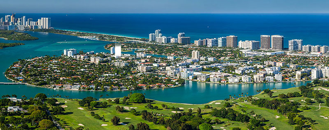 Bay Harbor Islands in 4K, Miami, Florida